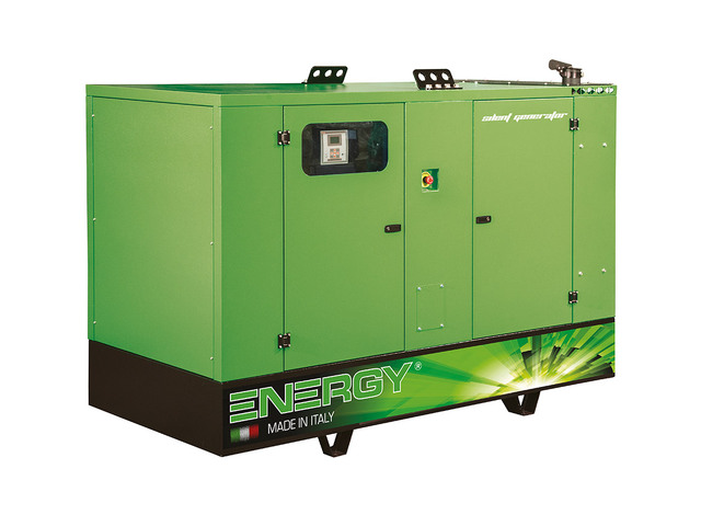 Stromerzeuger Diesel 100kVA 230V 50Hz, 1500 U/Min
Dieselmotor FPT NEF45 TE2P(EU Stage IIIA), Elektrostart, 120 Liter Tank
Synchrongenerator 4 Pole Bürstenlos mit AVR Regelung
Schallverhaubung
Steuerung Comap AMF 25 (digitale Anzeige für Spannung, Strom, Frequenz, Tankinhalt)
Not Aus Schalter
Batterieladegerät
Klemmleiste