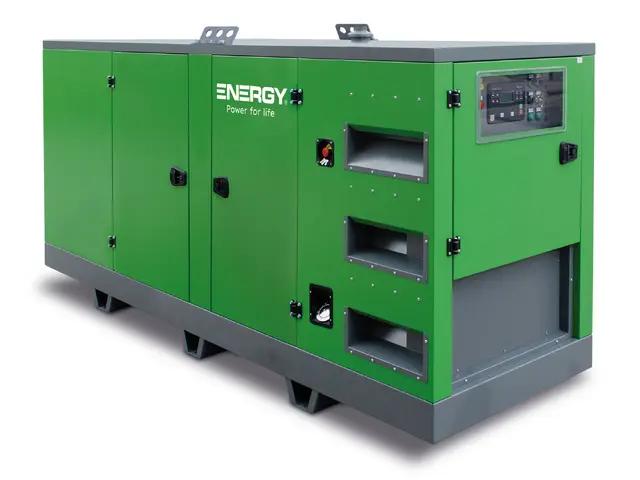 Stromerzeuger Diesel 100kVA 400V/230V 50Hz, 1500 U/Min
Dieselmotor Iveco FPT F36ETVP03.A94(EU Stage V), Elektrostart, 120 Liter Tank
MeccAlte oder Stamford Generator AVR Regelung
Schallverhaubung
Steuerung Comap AMF 25 (digitale Anzeige für Spannung, Strom, Frequenz, Tankinhalt)
Not Aus Schalter
Batterieladegerät
Klemmleiste
