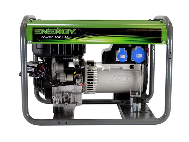 Stromerzeuger Diesel 7kVA 230V 50Hz, 3000 U/Min
Dieselmotor Yanmar L100(Stage V), Elektrostart, 4,5 Liter Tank
LINZ Generator mit AVR Regelung
offene Version, Schaltkasten Manuell, Steckdosen CEE 230V 32A 2P+T, CEE 230V 16A 2P+T